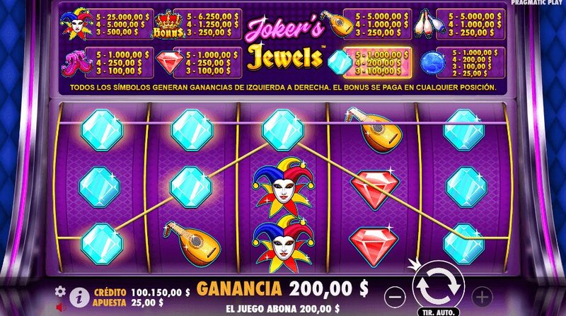 Jugar Joker Jewels Gratis en Argentina: Un Juego de Azar Exuberante